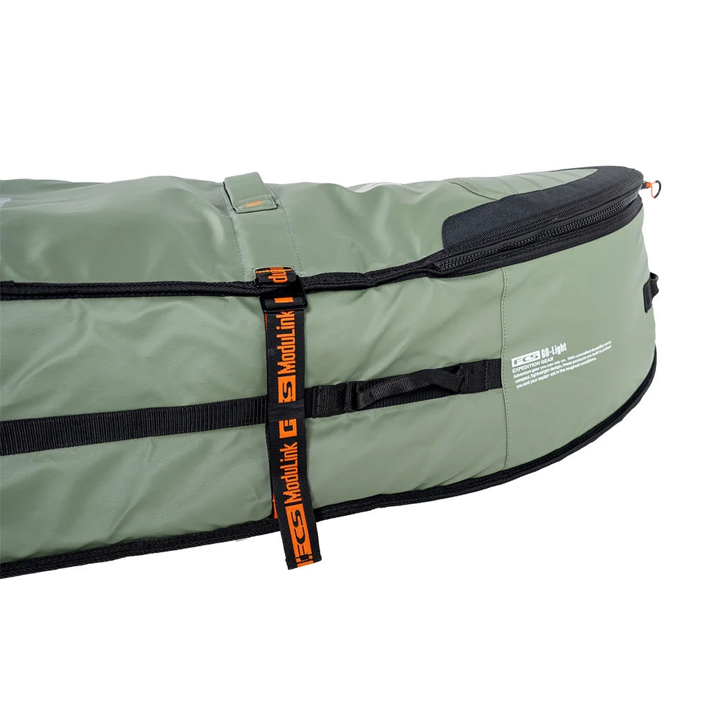 FCS | 6'7" GO-Light Travel 4 Shortboard / Fish Wheelie Quad Surfboard Cover